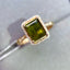 14K GOLD 2.19 CTW NATURAL TOURMALINE & DIAMOND RING