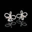 14K GOLD 0.75 CT NATURAL H DIAMOND EARRINGS