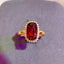 14K GOLD 2.65 CT NATURAL TOURMALINE & DIAMOND RING