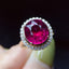 14K GOLD 4.2 CT NATURAL TOURMALINE & DIAMOND RING