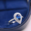 14K GOLD 1.55 CTW NATURAL SAPPHIRE & DIAMOND RING