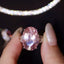 14K GOLD 11.12 CTW NATURAL MORGANITE & LAB GROWN DIAMOND RING