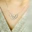 14K GOLD 0.84 CTW NATURAL YELLOW DIAMOND & DIAMOND NECKLACE