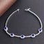 14K GOLD 2.31 CTW NATURAL SAPPHIRE & DIAMOND BRACELET