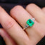 14K GOLD 1.62 CTW NATURAL EMERALD & DIAMOND RING