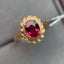 14K GOLD 1.54 CTW NATURAL TOURMALINE & DIAMOND RING
