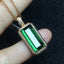 14K GOLD 6.82 CT NATURAL TOURMALINE & DIAMOND PENDANT( WITHOUT CHAIN )