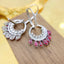 14K GOLD 3.52 CTW NATURAL RUBY & DIAMOND EARRINGS