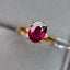 14K GOLD 1.83 CTW NATURAL TOURMALINE & DIAMOND RING