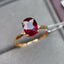 14K GOLD 1.83 CTW NATURAL TOURMALINE & DIAMOND RING