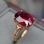 14K GOLD 8.93 CTW NATURAL TOURMALINE & DIAMOND RING