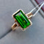 14K GOLD 4.18 CTW NATURAL TOURMALINE & DIAMOND RING