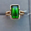 14K GOLD 4.18 CTW NATURAL TOURMALINE & DIAMOND RING