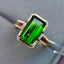 14K GOLD 4.18 CTW NATURAL TOURMALINE & DIAMOND RING