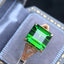14K GOLD 3.79 CT NATURAL TOURMALINE & DIAMOND RING