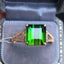 14K GOLD 3.79 CT NATURAL TOURMALINE & DIAMOND RING