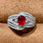 14K GOLD 1.64 CTW NATURAL RUBY & DIAMOND RING