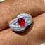 14K GOLD 1.64 CTW NATURAL RUBY & DIAMOND RING