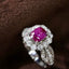 14K GOLD 1.77 CTW NATURAL RUBY & DIAMOND RING