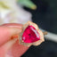 14K GOLD 1.8 CT NATURAL TOURMALINE & DIAMOND RING