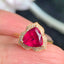 14K GOLD 1.8 CT NATURAL TOURMALINE & DIAMOND RING