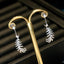 14K GOLD 0.5 CT NATURAL H DIAMOND EARRINGS
