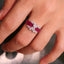 14K GOLD 1.99 CTW NATURAL RUBY & DIAMOND RING