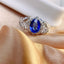 14K GOLD 2.04 CTW NATURAL SAPPHIRE & DIAMOND RING