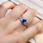 14K GOLD 2.04 CTW NATURAL SAPPHIRE & DIAMOND RING