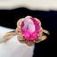 14K GOLD 2.13 CT NATURAL TOURMALINE & DIAMOND RING