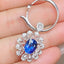 14K GOLD 2.78 CTW NATURAL SAPPHIRE & DIAMOND RING/PENDANT( WITHOUT CHAIN )