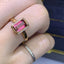 14K GOLD 1.63 CT NATURAL TOURMALINE & DIAMOND RING