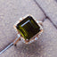 14K GOLD 3.55 CT NATURAL TOURMALINE & DIAMOND RING