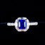 14K GOLD 1.85 CTW NATURAL SAPPHIRE & DIAMOND RING