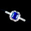 14K GOLD 1.85 CTW NATURAL SAPPHIRE & DIAMOND RING