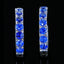 14K GOLD 0.57 CT NATURAL SAPPHIRE EARRINGS