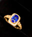 14K GOLD 2.25 CTW NATURAL SAPPHIRE & DIAMOND RING