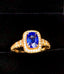 14K GOLD 2.25 CTW NATURAL SAPPHIRE & DIAMOND RING