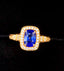14K GOLD 2.25 CTW NATURAL SAPPHIRE & DIAMOND RING