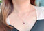 14K GOLD 0.54 CTW NATURAL RUBY & DIAMOND NECKLACE