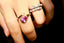 14K GOLD 1.26 CTW NATURAL PADPARADSCHA SAPPHIRE & DIAMOND RING