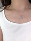 14K GOLD 0.54 CTW NATURAL H DIAMOND PENDANT( WITHOUT CHAIN )