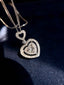 GIA CERTIFIED 14K GOLD 0.3 CT NATURAL G SI2 HEART DIAMOND NECKLACE