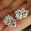 14K GOLD 0.65 CT NATURAL H DIAMOND EARRINGS