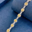 14K GOLD 5.68 CTW NATURAL YELLOW DIAMOND & DIAMOND BRACELET