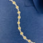 14K GOLD 5.68 CTW NATURAL YELLOW DIAMOND & DIAMOND BRACELET