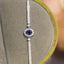 14K GOLD 0.57 CTW VIVID BLUE NATURAL SAPPHIRE & DIAMOND BRACELET