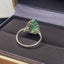14K GOLD 1.93 CT NATURAL EMERALD & DIAMOND RING