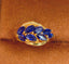 14K GOLD 1.83 CT NATURAL SAPPHIRE & DIAMOND RING
