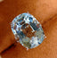 14K GOLD 13.86 CT NATURAL AQUAMARINE & DIAMOND RING